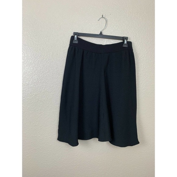 Rebecca Taylor Black Stretch Knit Skirt - Picture 3 of 5